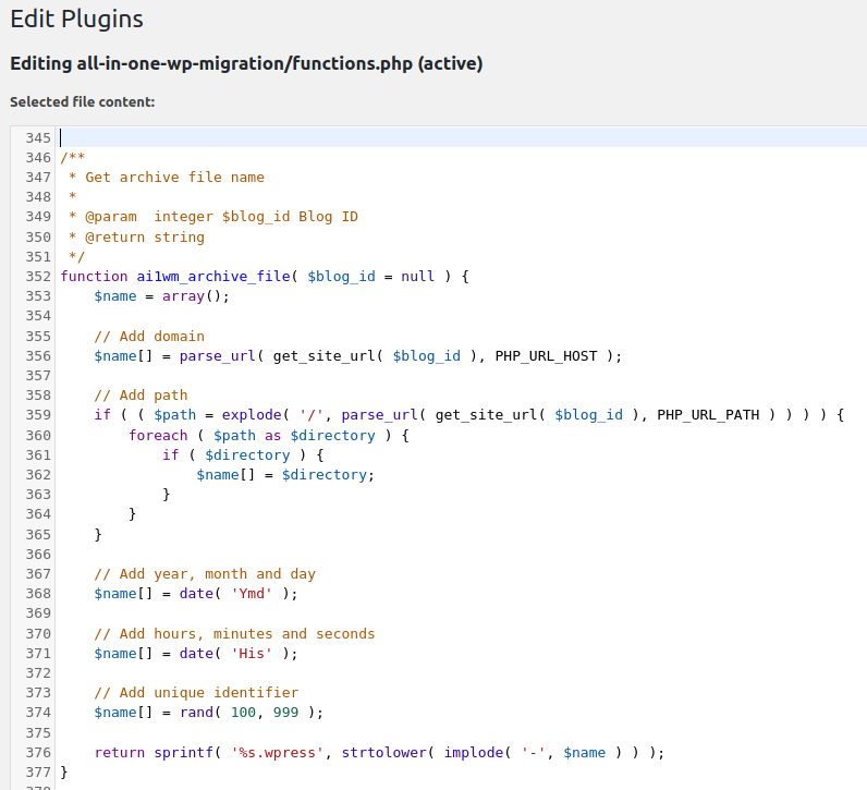 all in one wp migration backup scheduler